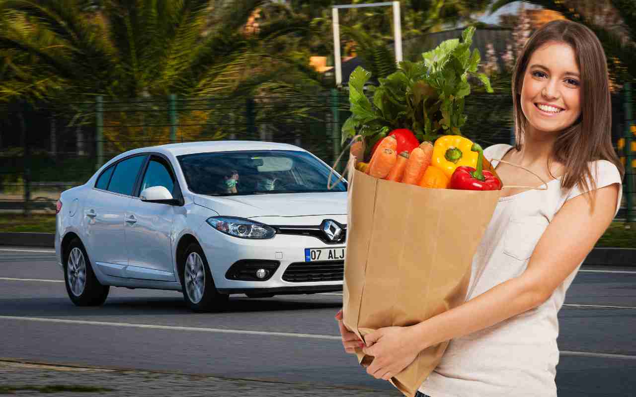 Si può fare la spesa con un'auto aziendale?