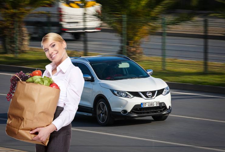 Si può fare la spesa con un'auto aziendale?