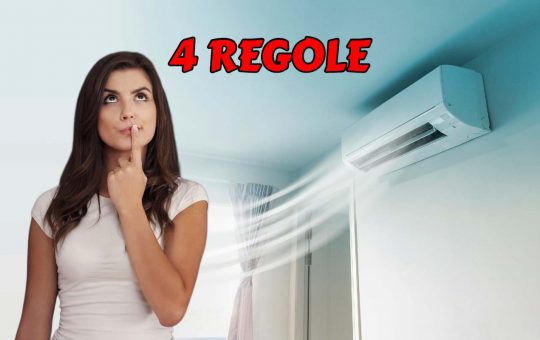 Regole per utilizzare il condizionatore