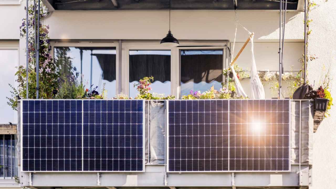 Fotovoltaico da balcone